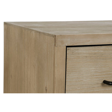 Detail Anrichte aus Holz mit schwarzem Metallgriff - Homely Family Shop