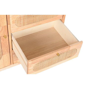 DKD Home Decor Anrichte aus Kautschukholz mit Rattandetails - homely Family Shop