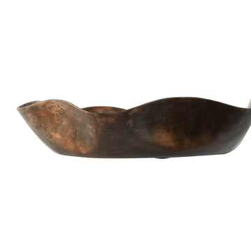 Bronze Tischdekoration mit Gold und Antik-Finish. Einzigartige Schale für Ihr Zuhause.