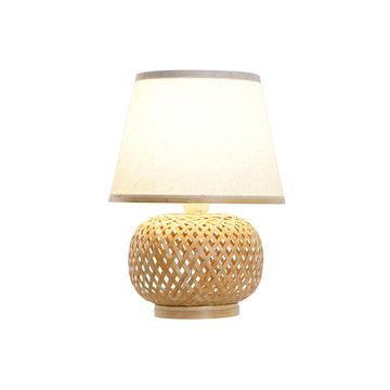 DKD Home Deko Tischlampe aus natürlichem Bambus mit Lampenschirm - homely Family Shop