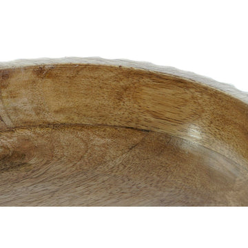 Tischdekoration in Dunkelbraun mit geschnitztem Rand - DKD Home Decor Family Shop