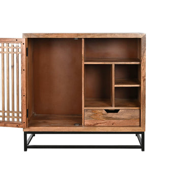 DKD Home Anrichte aus Mango-Holz mit Schublade und Regalen - homely Family Shop
