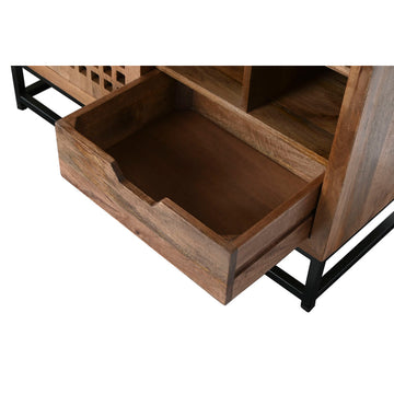 DKD Home Kristall Anrichte mit Schublade aus Mango-Holz. - homely Family Shop