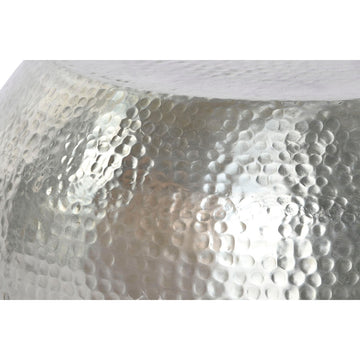 Nahaufnahme Tischdekoration aus Aluminium mit gehämmerter Textur - homely Family Shop