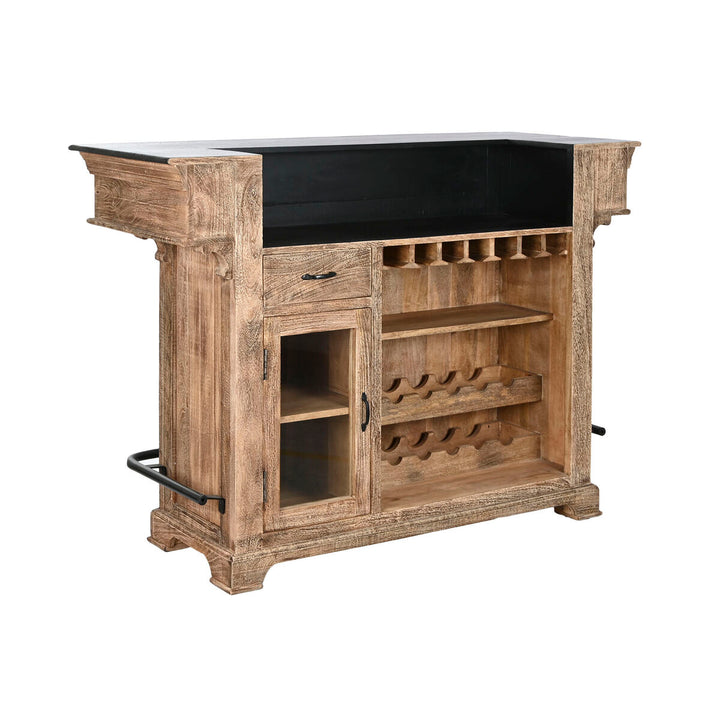 Brauner Home ESPRIT Barschrank mit Flaschen- und Gläserregalen - homely Family Shop