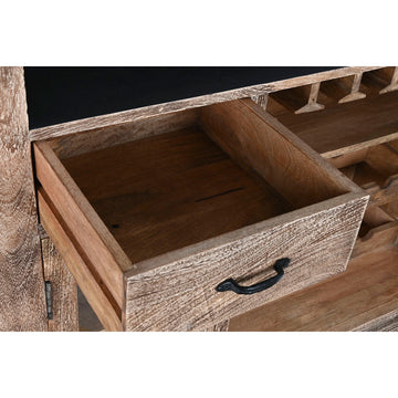 Detailaufnahme Barmöbel mit Schublade und Holzmaserung - homely Family Shop
