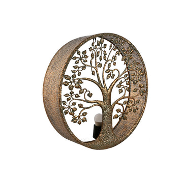 Goldene ESPRIT Wandleuchte mit Baum Design aus Metall - homely Family Shop