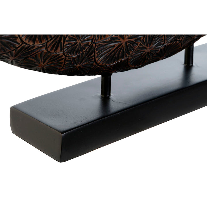 Braune ESPRIT Home Deko-Figur mit schwarzem Sockel - homely Family Shop