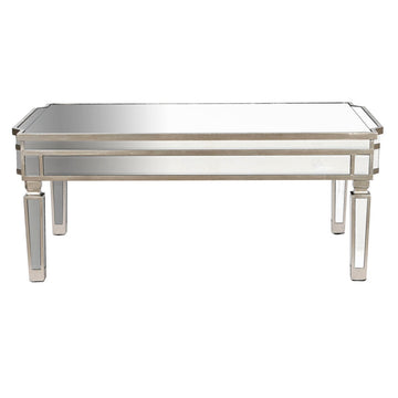 Moderner ESPRIT Tisch mit Spiegel und Holz Details - homely Family Shop