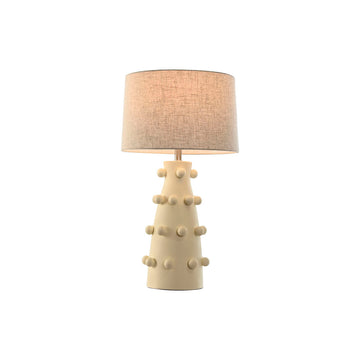 Cremefarbene ESPRIT Home Tischleuchte mit Steinzeugfuß - homely Family Shop