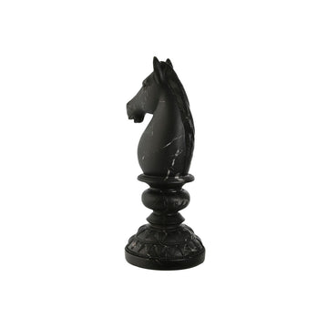 Schwarze ESPRIT Home Deko-Figur eines Pferdes mit schlankem Design auf dekorativem Sockel.