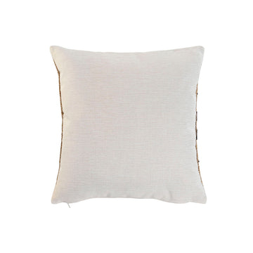 Quadratisches Esprit Home Kissen in Natur mit schwarzen Akzenten, 42x42 cm.