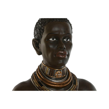 Dunkelbraune Deko-Figur von ESPRIT Home, mit Halskette. Elegante Home Dekoration.