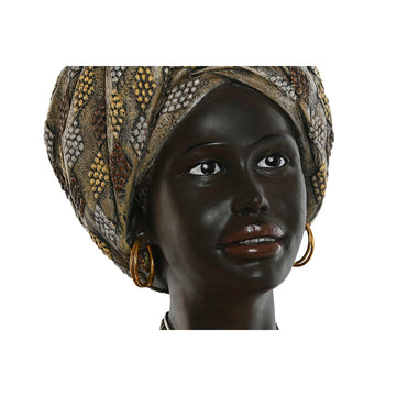 Detail der Home ESPRIT Deko-Figur. Frau mit Turban und goldenen Ohrringen.