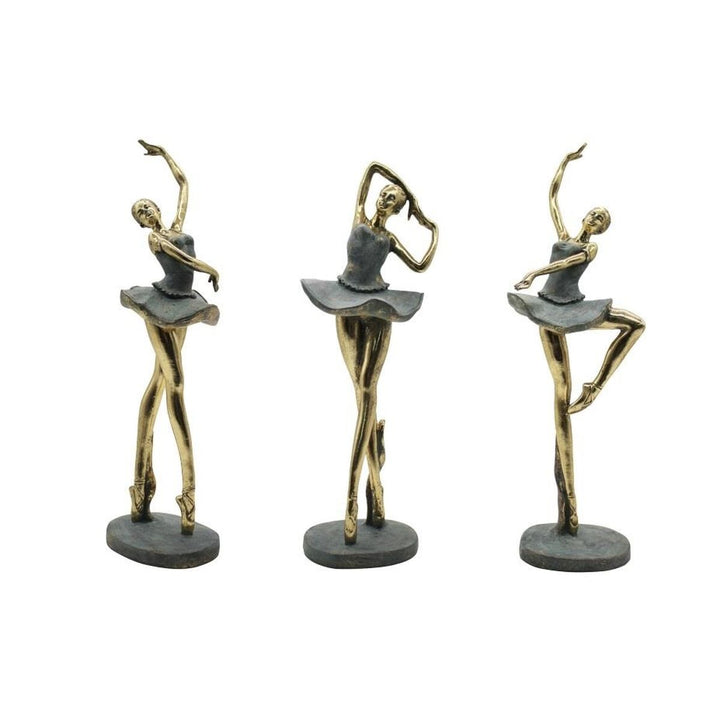 ESPRIT Home Deko-Figuren: Ballett-Tänzerin in Grau und Gold - homely Family Shop