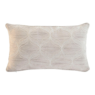 Beige Esprit Home Kissen mit geometrischem Muster, dekoratives Kissen.