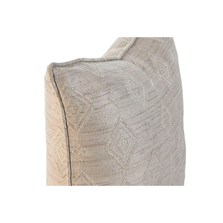 Beige Esprit Kissen mit dezentem Diamantmuster und strukturierter Oberfläche.
