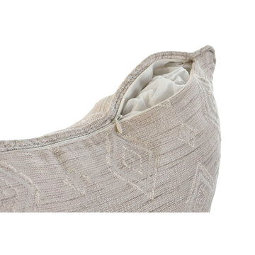 Beige ESPRIT Home Kissen mit Reißverschluss und geometrischem Muster.