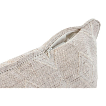 Beige ESPRIT Home Kissen mit geometrischem Muster und Reißverschluss, 30x50 cm.