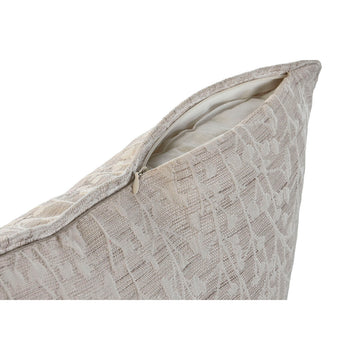 Beige ESPRIT Home Kissen (45x45 cm) mit Reißverschluss und geometrischem Muster.