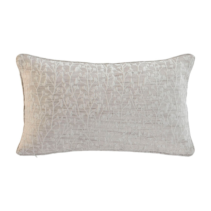 Beige Esprit Home Kissen, 30x50 cm, mit zartem Zweigmuster für dekoratives Wohnambiente.