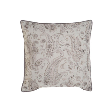 Gedrucktes Esprit Home Kissen mit floralem Paisley-Muster und Paspelierung.