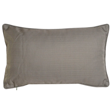Gedrucktes Kissen von ESPRIT, rechteckig, mit Textur und hellbraunem Stoff.