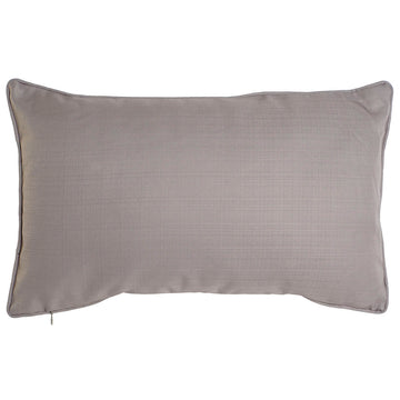 Gedrucktes Esprit Home Kissen, rechteckig, in Grau. Texturiertes Design und Reißverschluss.