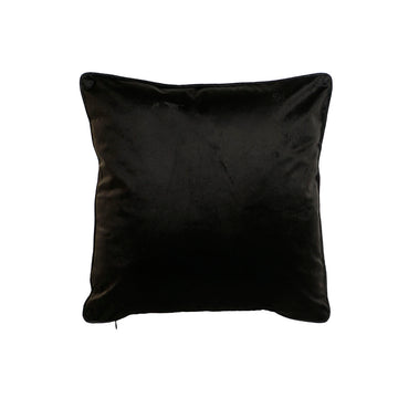 Schwarzes Kissen Home ESPRIT mit schickem Print, 45x45 cm.
