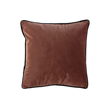 Hellrosa ESPRIT Kissen, 45x45 cm, mit schwarzer Paspelierung für ein elegantes Design.