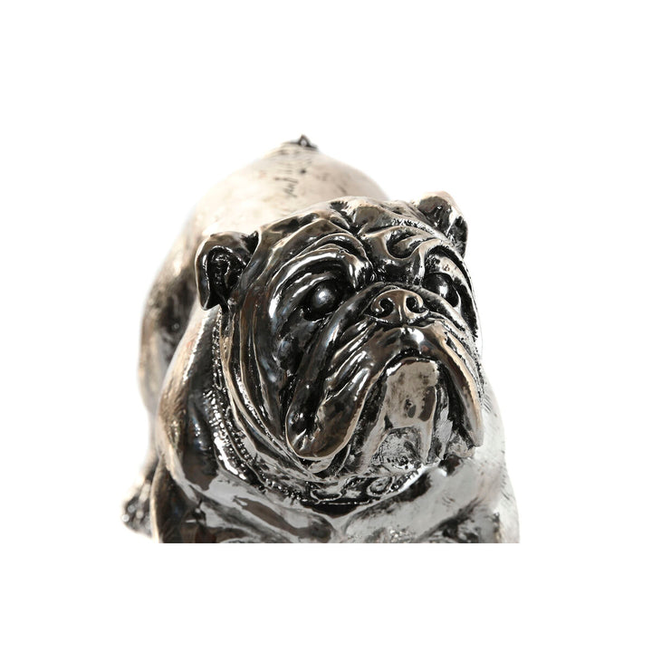 Silberne Deko-Figur Hund im Loft-Stil von ESPRIT Home. Elegante Heimdekoration.