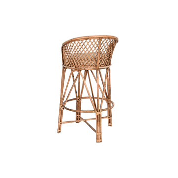 Natürlicher ESPRIT Hocker mit Rattan Design - homely Family Shop