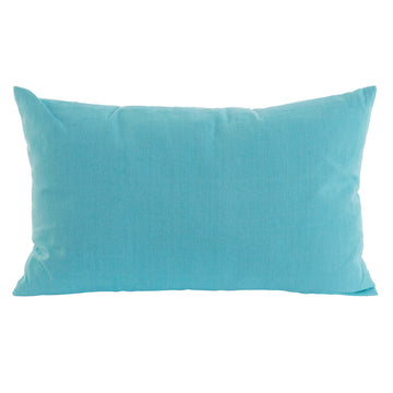 Helles blaues ESPRIT Kissen mit mediterranem Design und Textur.