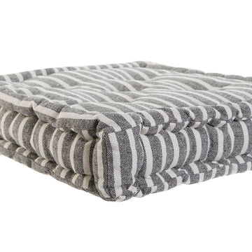 Gestreiftes Esprit Home Kissen in Gelb Beige. Mediterraner Stil.