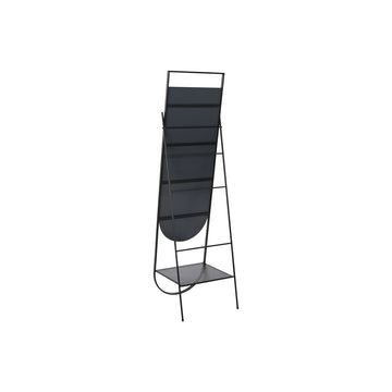 Schwarzer ESPRIT Home Ankleidespiegel mit Ablage und modernem Metallrahmen.