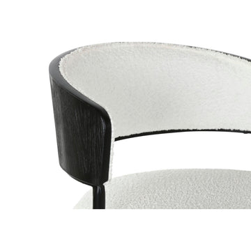Detailansicht Hocker Home ESPRIT, weißer Sitz und Metallgestell - homely Family Shop