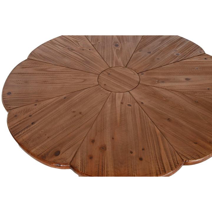 Home ESPRIT Esstisch aus natürlichem Holz mit Blumenmuster - homely Family Shop