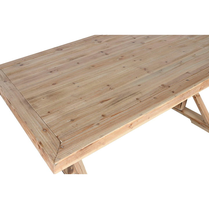 Natürlicher Holz Esstisch mit stabiler Konstruktion - homely Family Shop