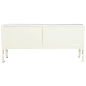 Weiße Home ESPRIT Anrichte mit natürlich Finish - homely Family Shop