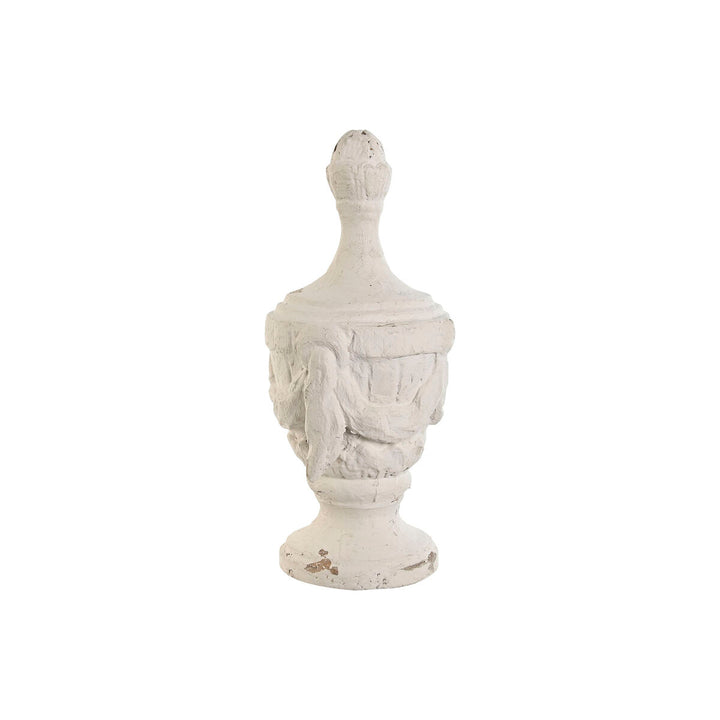 Weiße Deko-Figur Home ESPRIT mit Decapé-Finish, 51 cm hoch.