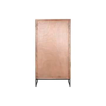 Brauner ESPRIT Schrank mit silbernen Beinen - homely Family Shop