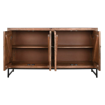 Braune Home ESPRIT Anrichte mit Regalen und schwarzen Beinen - homely Family Shop