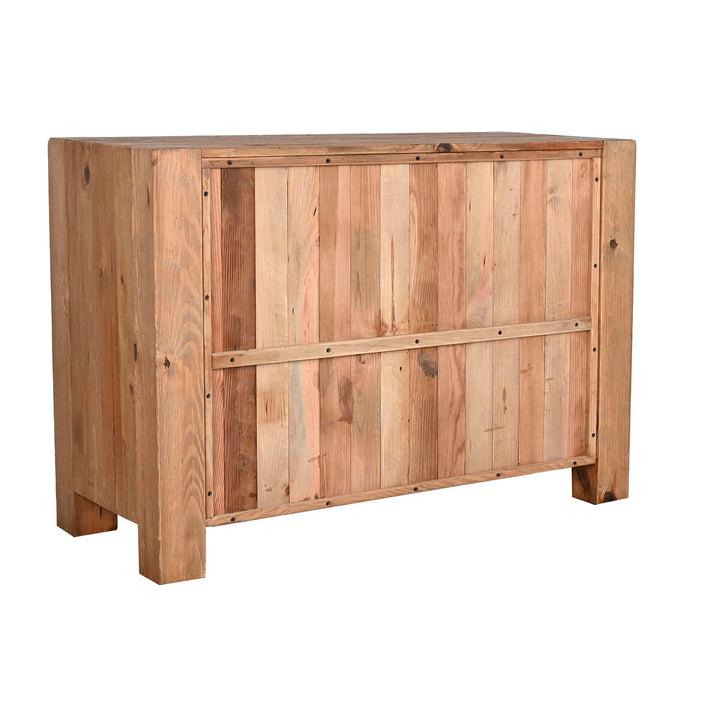 Rückseite der braunen Home ESPRIT Anrichte mit Holzstruktur - homely Family Shop