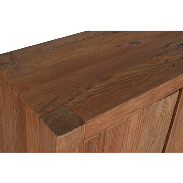Detailaufnahme der braunen Anrichte Home ESPRIT mit Holzmaserung - homely Family Shop