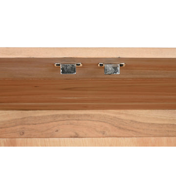 Detail der braunen Home ESPRIT Anrichte mit Holzmaserung - homely Family Shop
