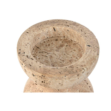 Beige Esprit Home Kerzenschale aus Magnesium mit strukturierter Oberfläche.