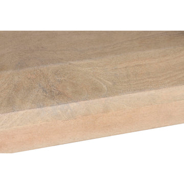 Nahaufnahme Esstisch aus Mango-Holz mit natürlicher Holzmaserung - homely Family Shop