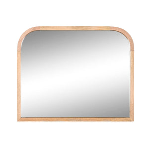 Urbaner Wandspiegel Home ESPRIT mit braunem Holzrahmen - homely Family Shop