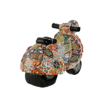 Bunte Esprit Home Deko-Figur: Zwei mediterrane Scooter mit Muster aus Synthetik.