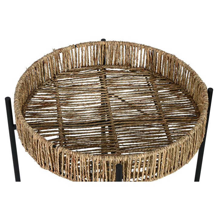 Home ESPRIT Tisch mit natürlicher Webplatte und Metallfüßen - homely Family Shop